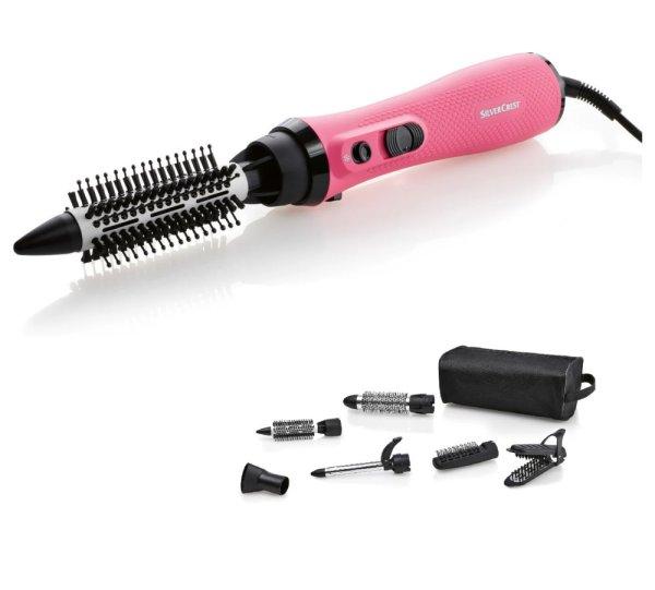 SilverCrest SWC 1000 E1 Pink multifunkciós 6 az 1-ben meleglevegős
hajformázó, hajszárító (rózsaszín)