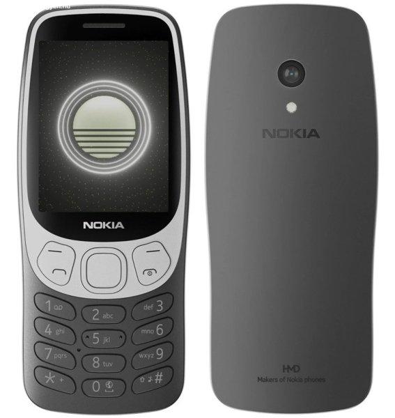 Nokia 3210 4G (2024) kártyafüggetlen mobiltelefon, Dual Sim, fekete