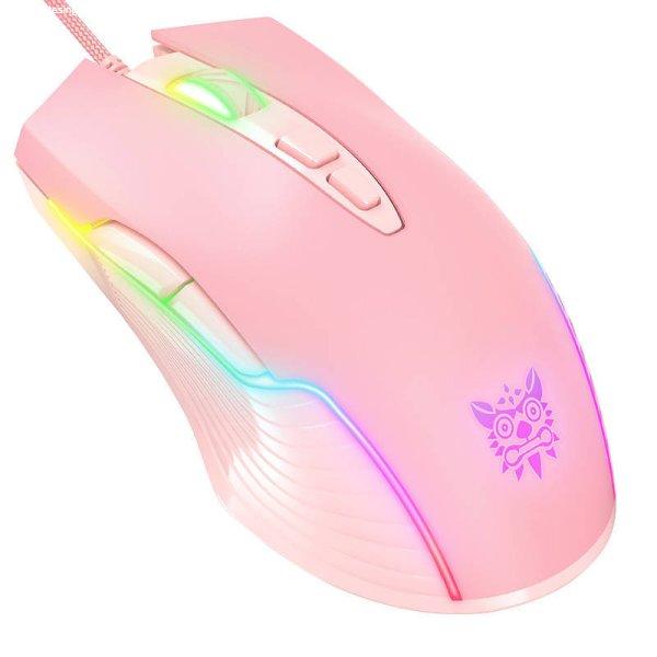 Gaming egér ONIKUMA CW905 rózsaszín