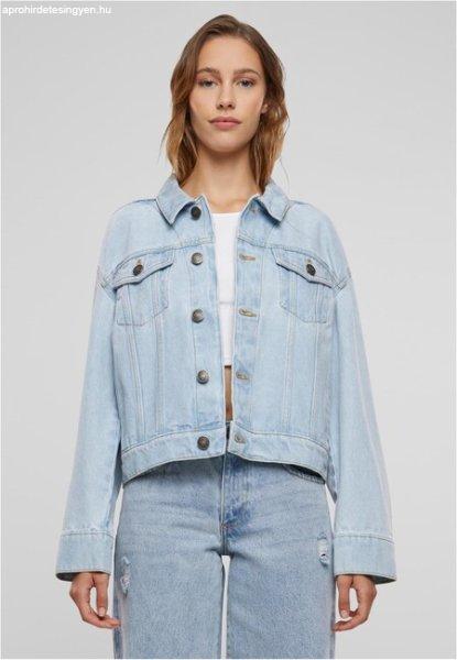Urban Classics Ladies 80‘s Oversized Denim Jacket new light blue washed