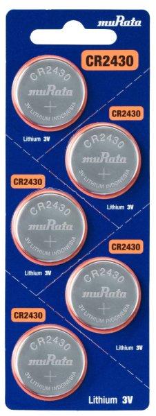 MURATA(Sony) CR2430 lithium gombelem 3V bl/5