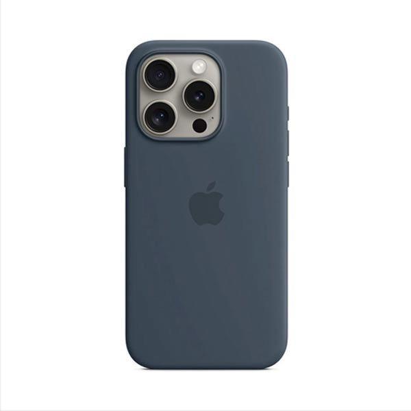 Apple iPhone 15 Pro Szilikontok MagSafe-vel - Storm Kék