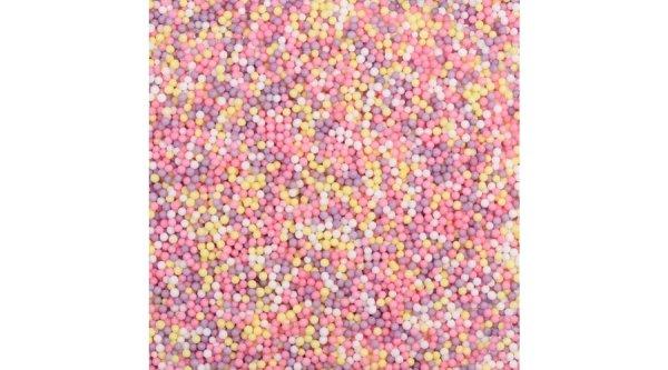 Pasztell színű cukorgolyó 3 mm 200 g