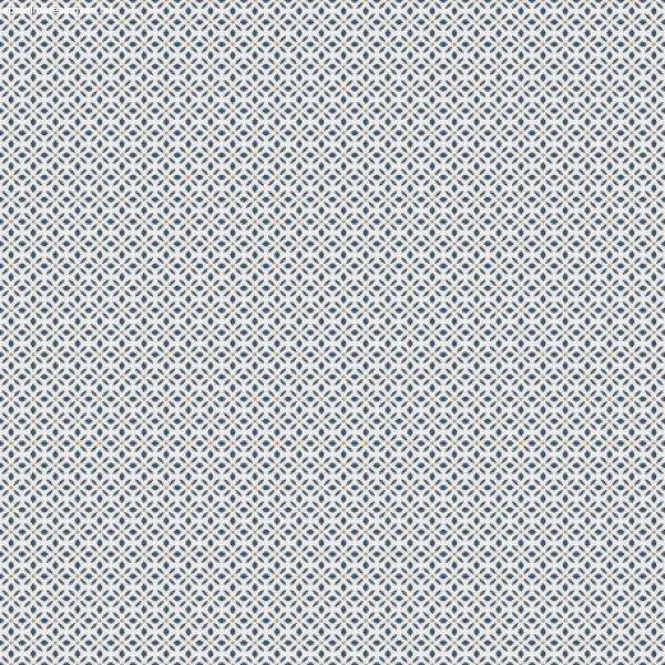 Just Kitchens minimalista apró levélmintás kék fehér és sárga tónusú
tapéta G45433
