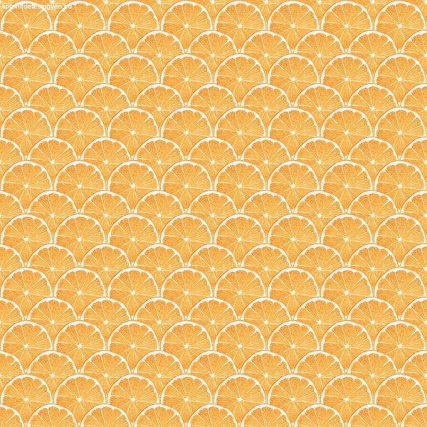 Just Kitchens citrus félét ábrázoló fehér narancssárga konyhai tapéta
G45439