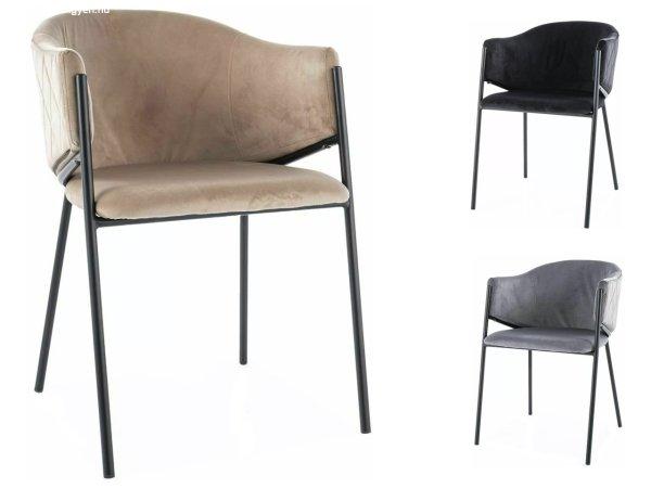 SIG-Bono Velvet modern fémvázas szék