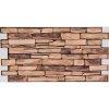 FLEXWALL PVC falpanel Natural Stone Slate k barna 9849,5 c