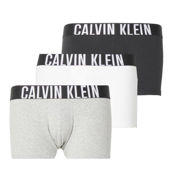 CALVIN KLEIN-TRUNK 3PK-BLACK/GREY HEATHER/WHITE Keverd össze XL