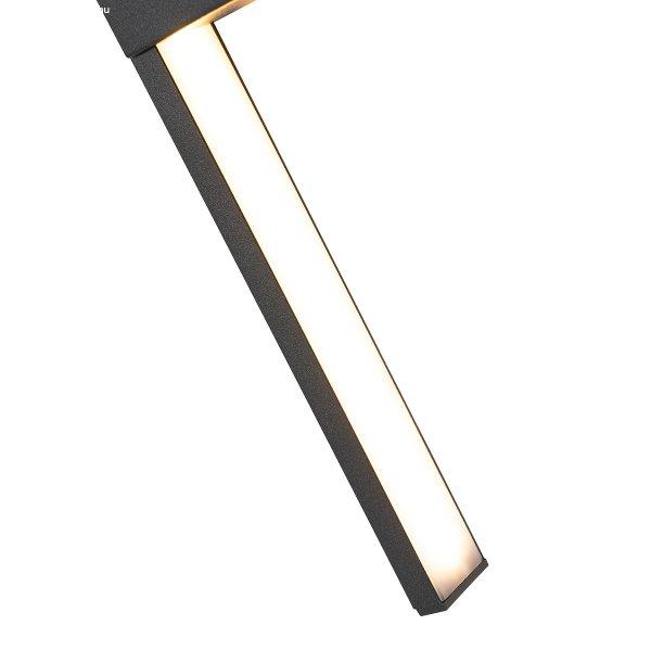 Modern kültéri fali lámpa fekete, IP54 LED-del - Jamal