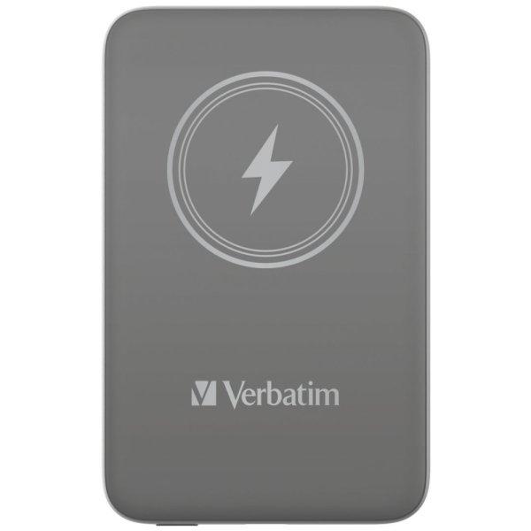 Verbatim Charge 'n' Go Magnetic Wireless 10000mAh PowerBank Grey