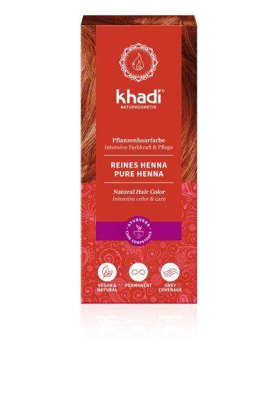 Khadi bio hajfesték por élénkvörös 100% 100 g