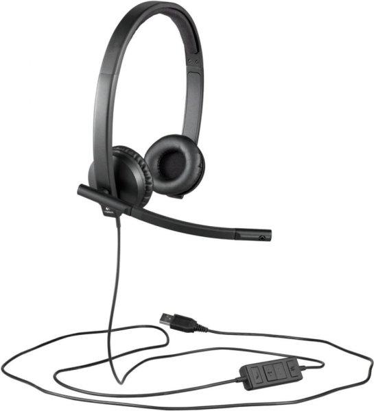 Logitech H570E USB Headset Stereo Black