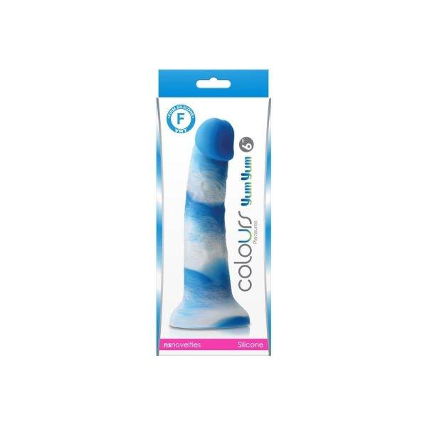 Colours - Pleasures - Yum Yum 6" Dildo - Blue