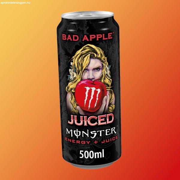 Monster Bad Apple alma ízű energiaital UK Taurinnal 500ml