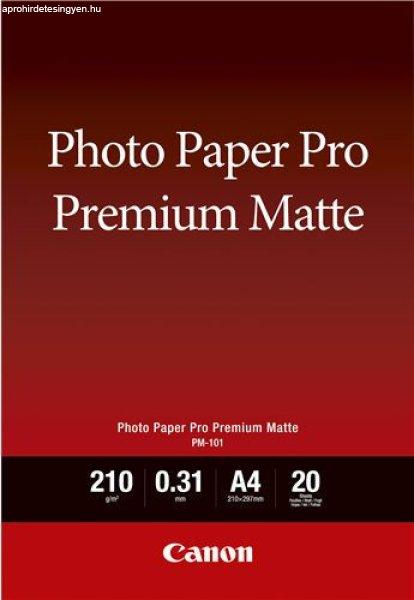 Canon PM-101 Pro Premium 210g A4 20db Matt Fotópapír
