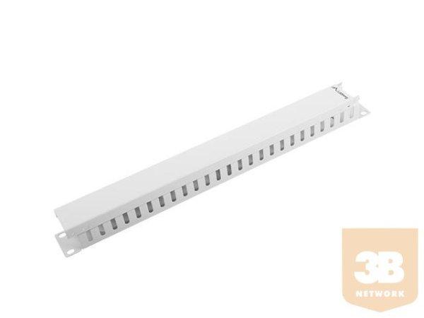 Lanberg kabelrendező 1U takarópanellel 19'' rack szekrényhez
szürke