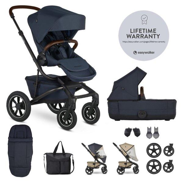 EASYWALKER Kombinált babakocsi Jimmey Indigo Blue XXL AIR + RWS