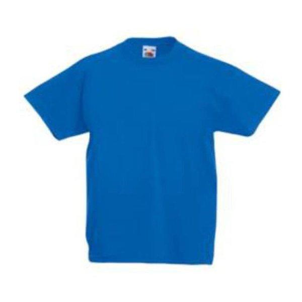 Fruit of the Loom F37 környakas gyerek póló, Kids Valueweight T, Royal Blue -
5/6