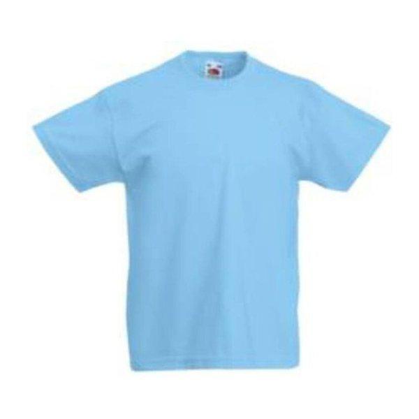 Fruit of the Loom F37 környakas gyerek póló, Kids Valueweight T, Sky Blue -
7/8