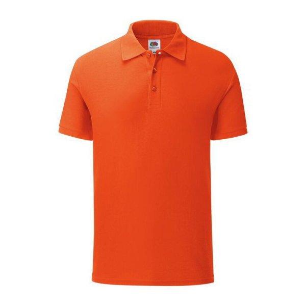 Fruit of the Loom FN66 galléros póló, ICONIC POLO, Flame Red - L