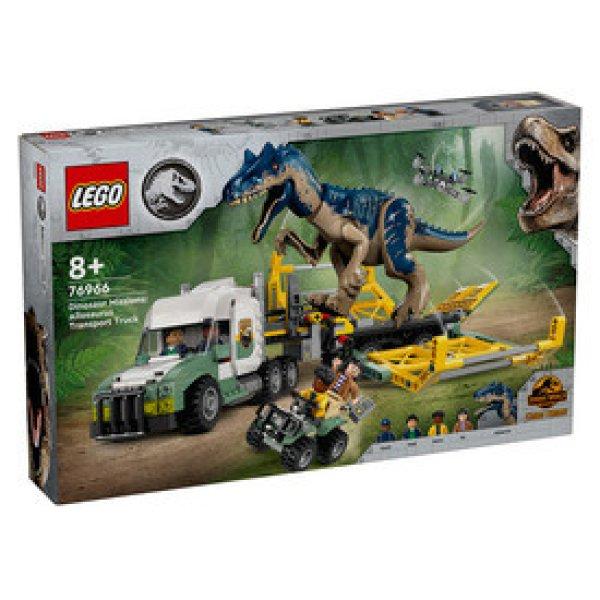 LEGO Jurrasic World 76966 Dinóküldetések: allosaurust szállító kamion