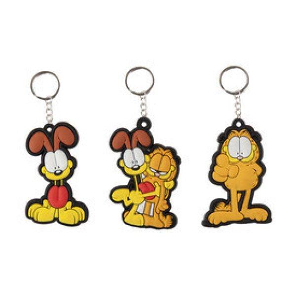 Kulcstartó - Garfield, 6 cm, 3 féle
