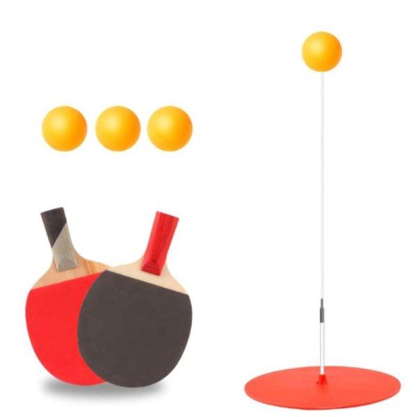 Asztalitenisz edzőcsomag - pingpong szett - 12 darab labda - 4 ütő -
hordozható tok