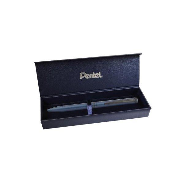 Rollertoll, 0,35 mm, rotációs, matt kék tolltest, PENTEL "EnerGel
BL-2507" kék