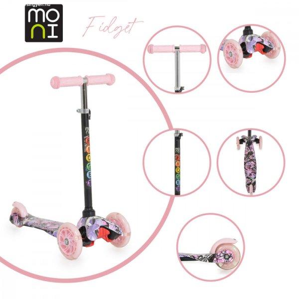 Moni Fidget 3 kerekű roller 3 év+ - pink 