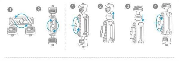 Tartozéktartó kamerákhoz / gimbalokhoz PGYTECH Magic Arm (P-CG-009)