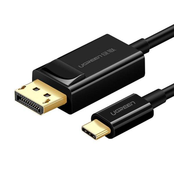 Kábel USB-C UGREEN Display Port 1,5m (fekete)