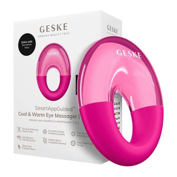 Geske Cool & Warm Eye Massager 7 az 1-ben (magenta)