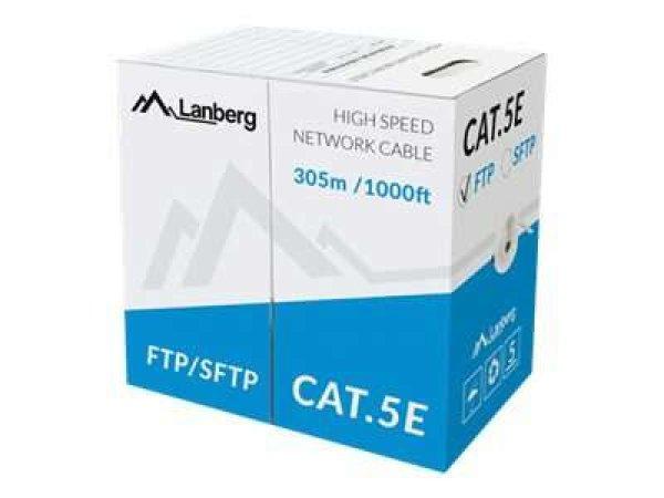 LANBERG LCF5-11CU-0305-S Lanberg FTP stranded cable CU, cat. 5e, 305m, gray