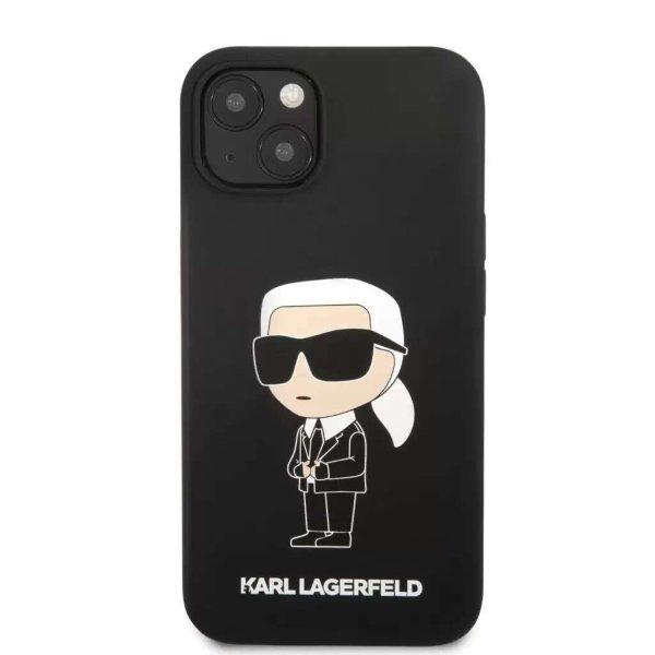 Karl Lagerfeld tok fekete (KLHCP13MSNIKBCK) Iphone 13 készülékhez (127452)