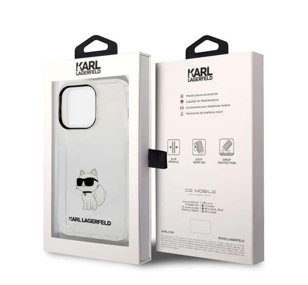 Karl Lagerfeld IML Choupette NFT Apple iPhone 14 Pro Átlátszó Szilikon
hátlap tok
