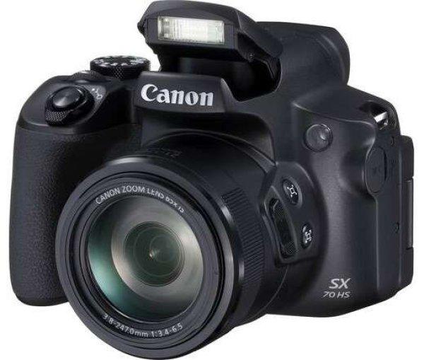 Canon PowerShot SX70 fényképezőgép - Fekete