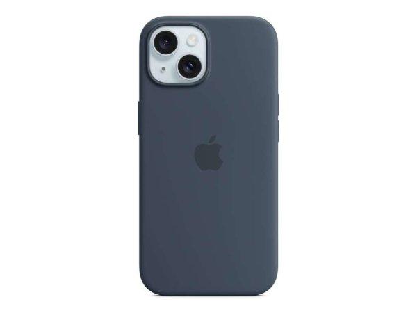 APPLE iPhone 15 Sil Case MagS Storm Blue