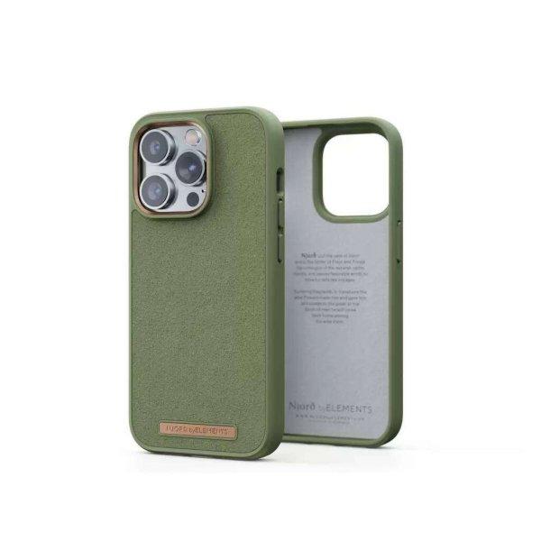 APPLE iPhone 14 Pro, NJORD COMFORT+ szilikon mobiltok, Oliva Zöld