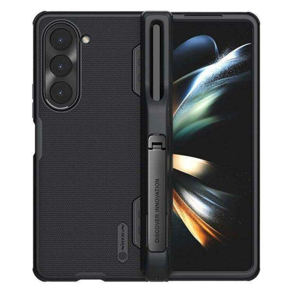 SAMSUNG Galaxy Z Fold5 (SM-F946), NILLKIN SUPER FROSTED FOLD mobiltok, Fekete