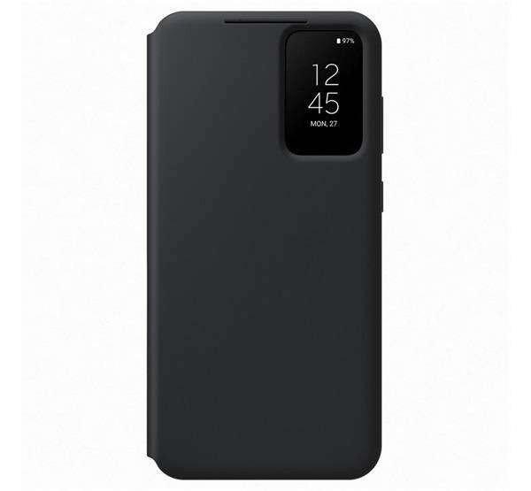 SAMSUNG Galaxy S23 Plus (SM-S916), Smart View Cover ablakos mobiltok, Fekete