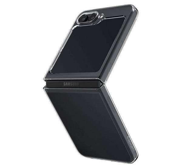 Samsung Galaxy Z Flip5 (SM-F707B), Spigen Airskin mobiltok, Átlátszó