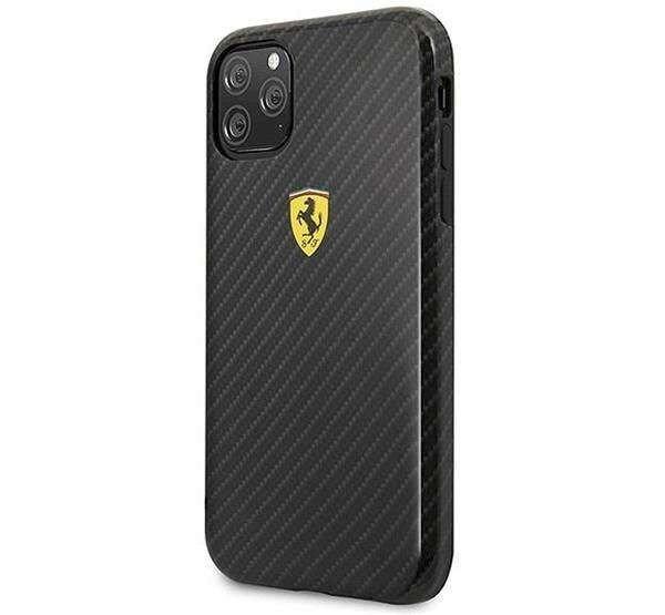 Ferrari Scuderia műanyag védő tok / hátlap - FEKETE KARBON MINTÁS - APPLE
iPhone 11 Pro - FESPCHCN58CBBK - GYÁRI