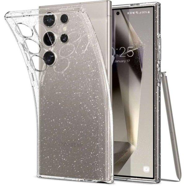 Samsung Galaxy S24 Ultra SM-S928 Szilikon tok, Spigen Liquid Crystal Glitter,
átlátszó (8809971221702)