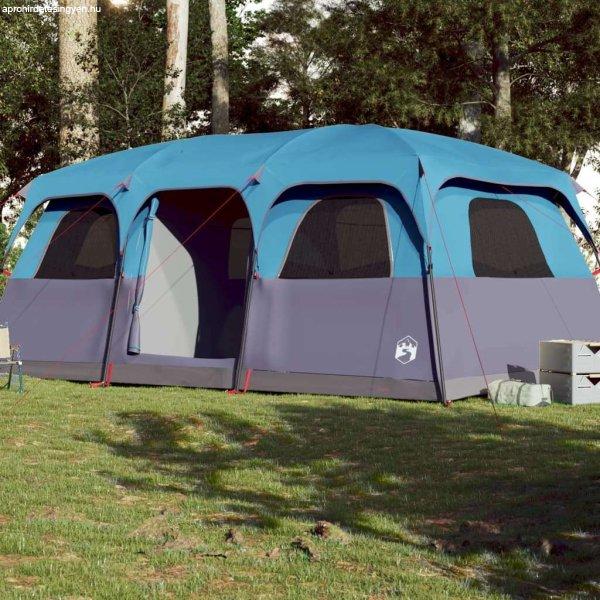 vidaXL 9 személyes kék vízálló családi sátor