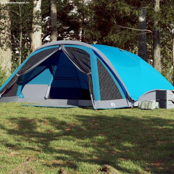 vidaXL 6 személyes kék vízálló családi sátor