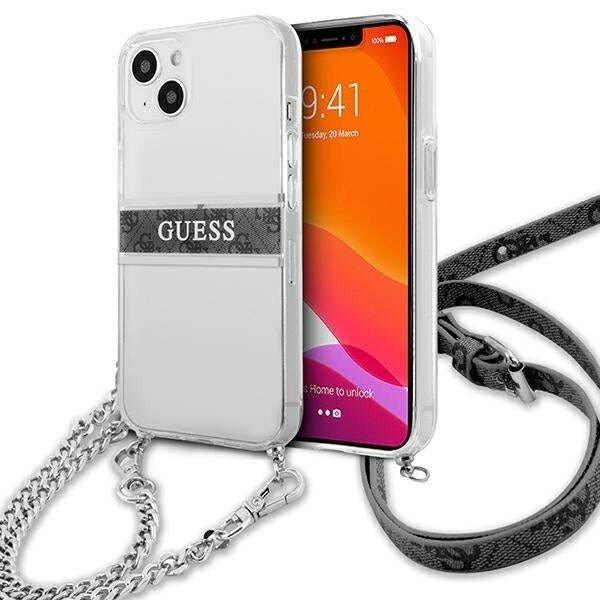 Apple iPhone 13 mini - Guess 4G Grey Strap Silver Chain eredeti Guess
telefontok, Átlátszó