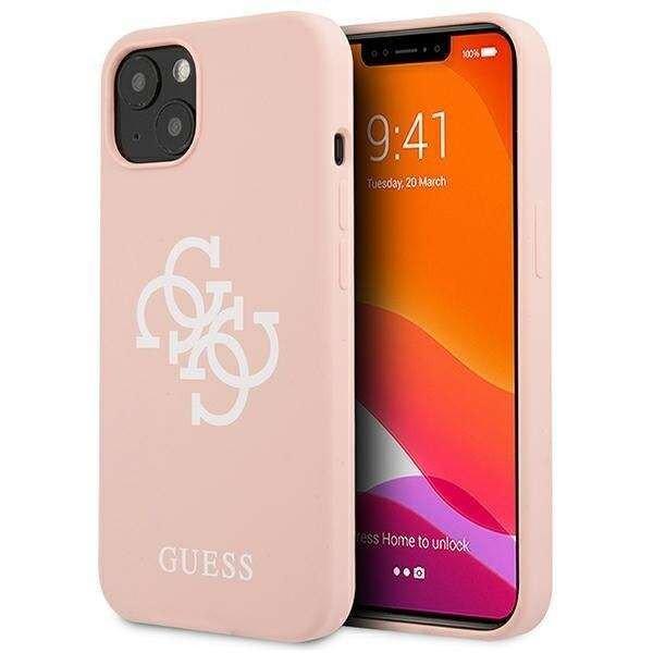 Apple iPhone 13 mini - Guess Silicone 4G Logo eredeti Guess telefontok,
Rózsaszín