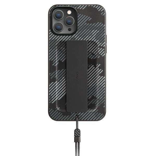 Uniq Hybrid Heldro Apple iPhone 12 Pro Max, műanyag tok, Charcoal Camo