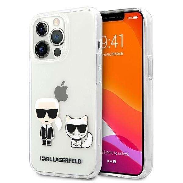 Karl Lagerfeld Karl & Choupette védőtok Apple iPhone 13 Pro készülékhez,
átlátszó