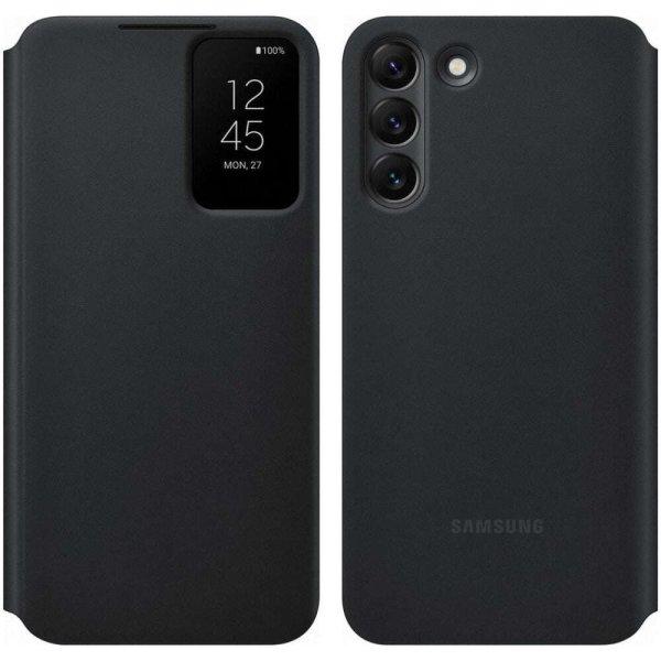 Samsung Smart Clear View Cover Tok, Galaxy S22 PLUS készülékhez, fekete
